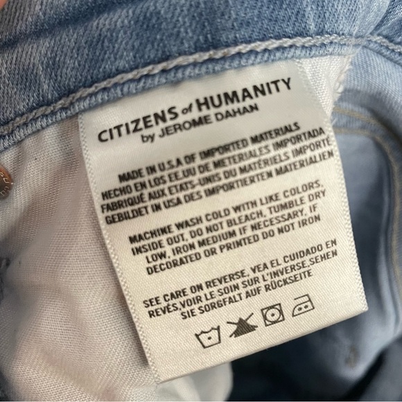 [25] Citizens of Humanity Avedon Ankle Ultra Skinny Light Wash Denim Jean Women - Picture 13 of 15